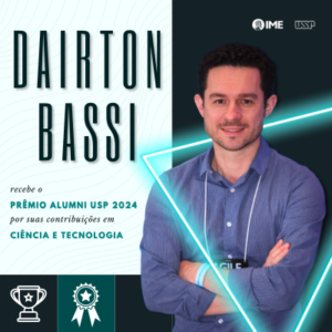 Dairton Bassi recebe Prêmio Alumni USP 2024 por Contribuições em Ciência e Tecnologia