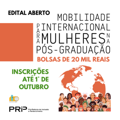 Edital de Mobilidade Internacional para mulheres na pós-graduação com foco em diversidade e inclusão